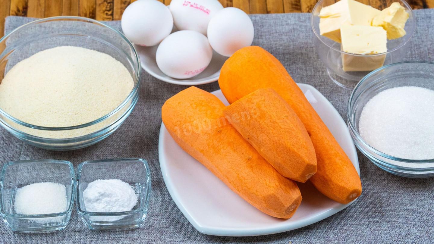 Шаг 1 приготовления Морковная запеканка в мультиварке