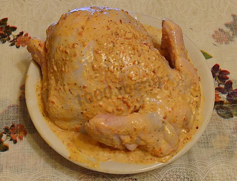Шаг 3 приготовления Курица фаршированная картошкой в духовке в рукаве
