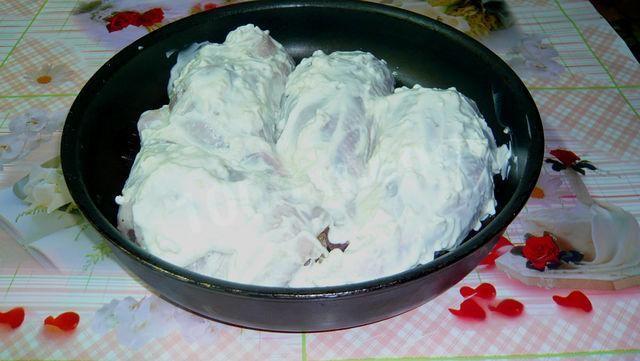 Шаг 16 приготовления Курица фаршированная черносливом