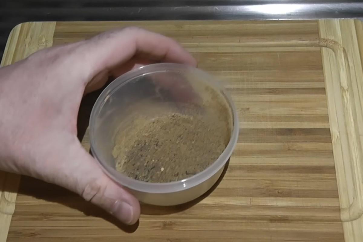 Шаг 2 приготовления Мясо кабана в духовке с соусом