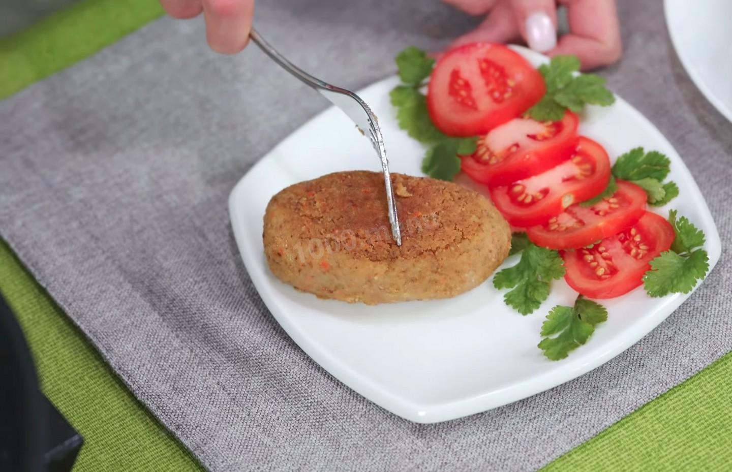 Шаг 11 приготовления Котлеты из гречки с овощами