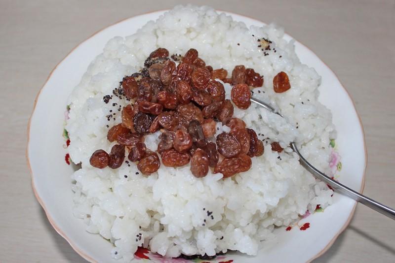 Шаг 14 приготовления Кутья с орехами и маком