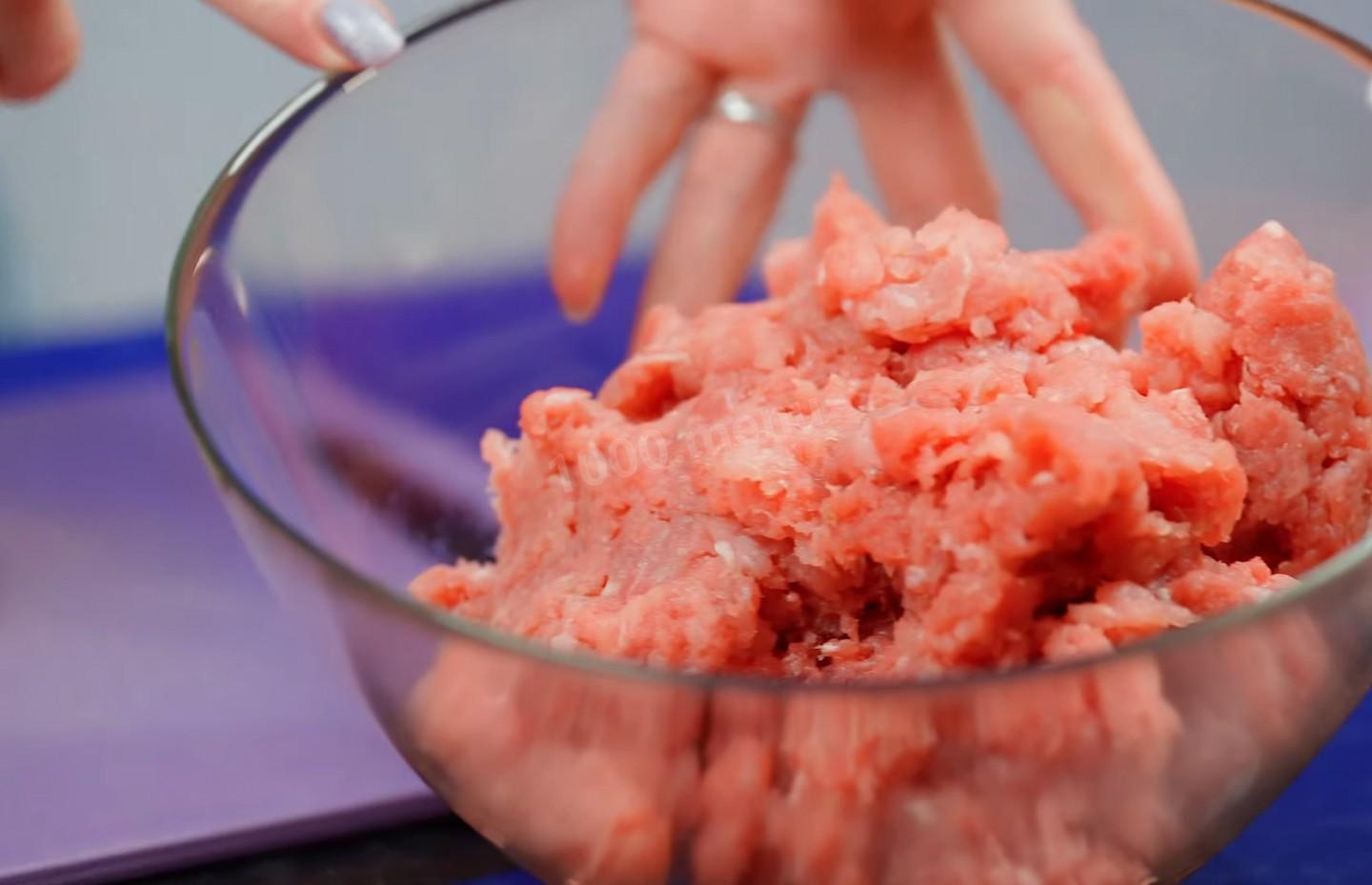 Шаг 9 приготовления Хинкали на заварном тесте с мясной начинкой по-грузински