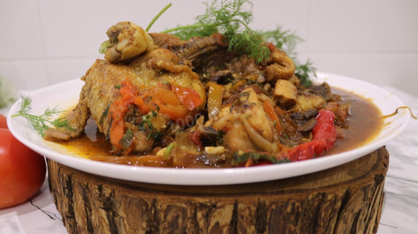 Обложка рецепта Курица каччиаторе