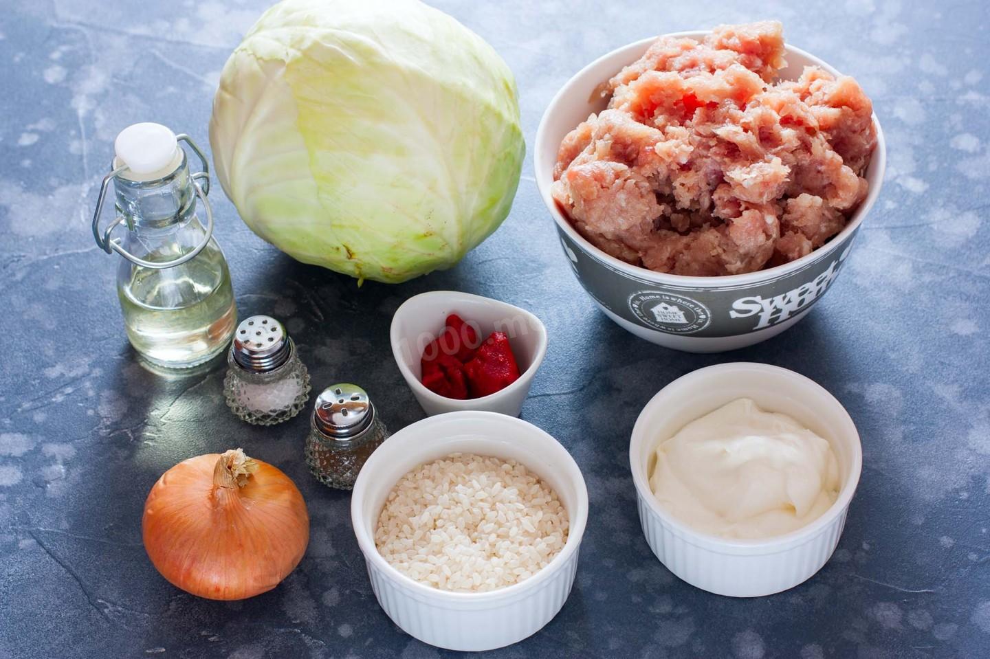 Шаг 1 приготовления Голубцы с капустой и фаршем в духовке