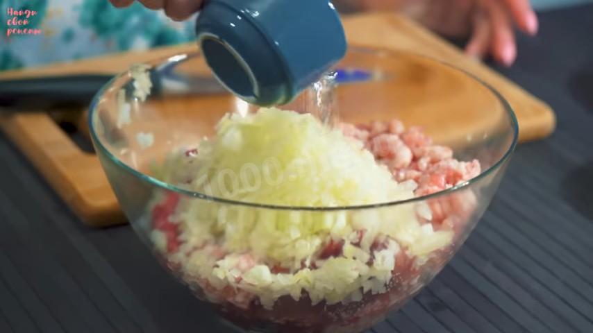 Шаг 13 приготовления Ленивые пельмени по-домашнему
