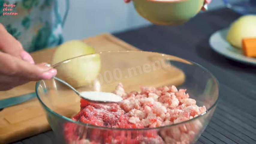 Шаг 9 приготовления Ленивые пельмени по-домашнему