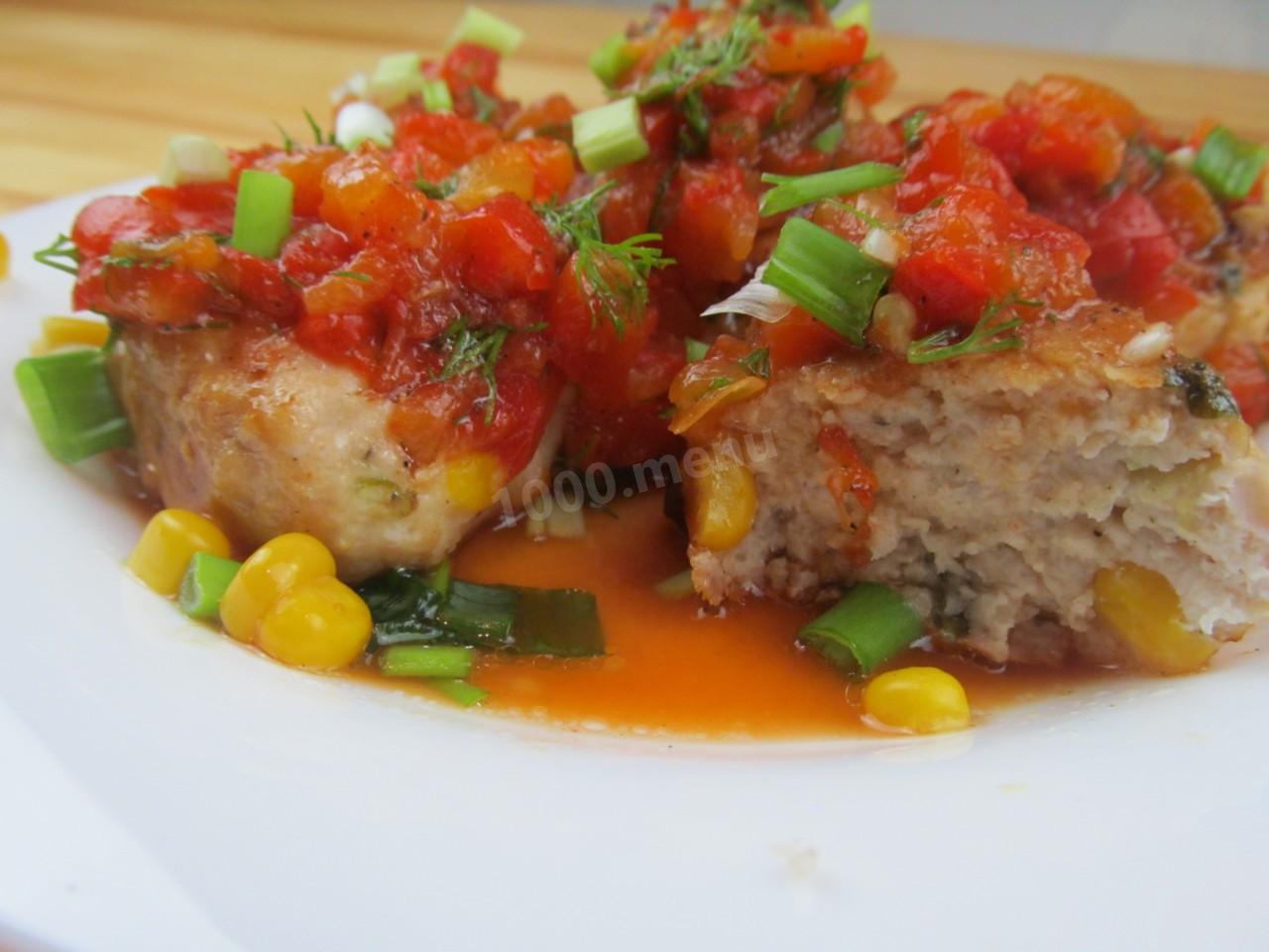 Шаг 6 приготовления Котлетки из индейки с кукурузой  вкусный соус