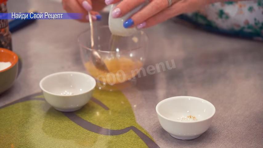 Шаг 4 приготовления Свиные антрекоты по-баварски с овощами на гриле