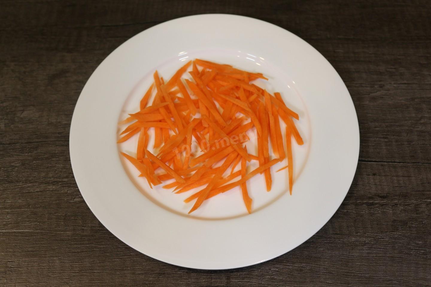 Шаг 6 приготовления Яичная лапша с курицей и овощами под соусом терияки