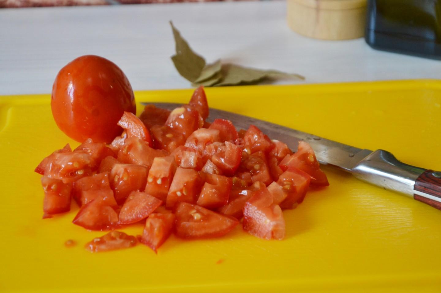 Шаг 6 приготовления Скумбрия в мультиварке с овощами