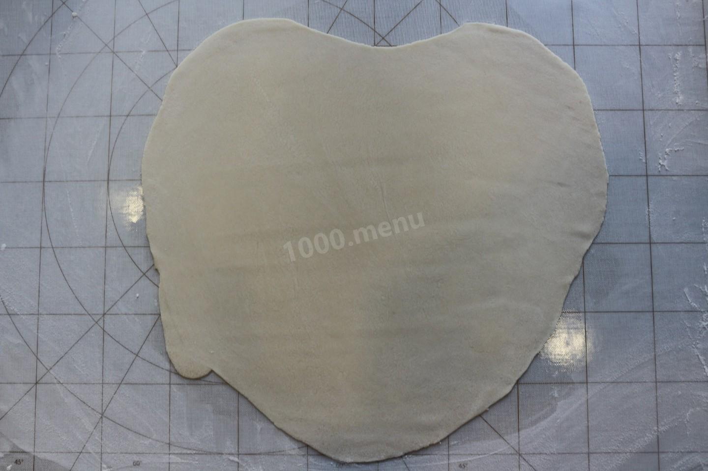 Шаг 4 приготовления Манты с мясом и курдючным жиром