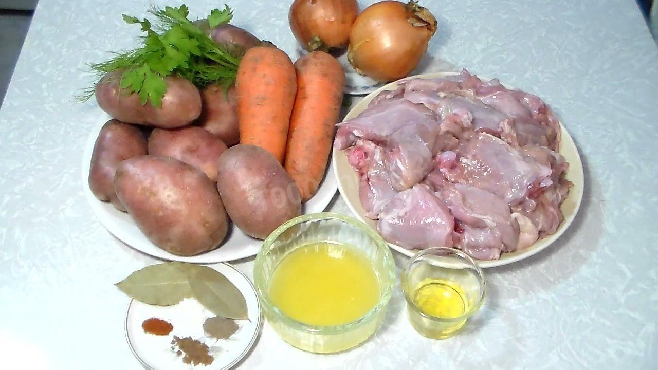 Шаг 1 приготовления Жаркое по-домашнему из козьего мяса