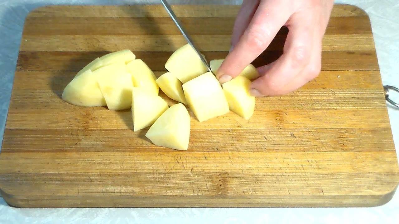 Шаг 4 приготовления Жаркое по-домашнему из козьего мяса