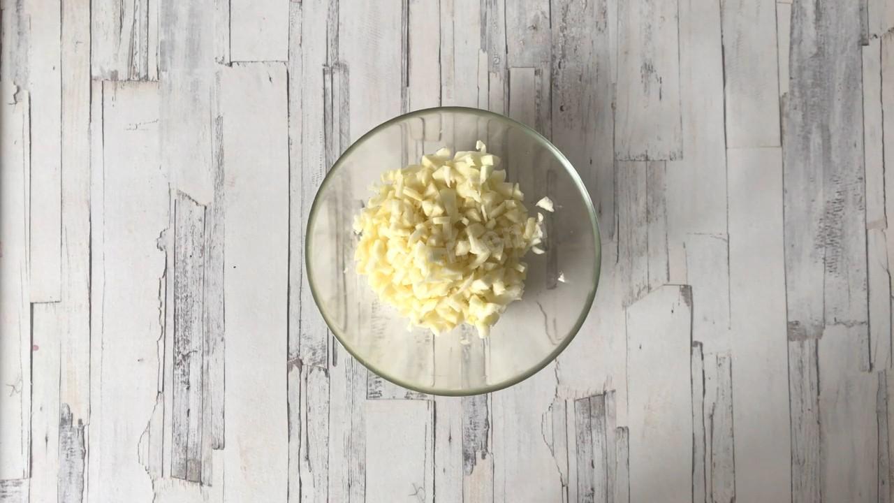 Шаг 4 приготовления Кабачки, фаршированные сыром в духовке