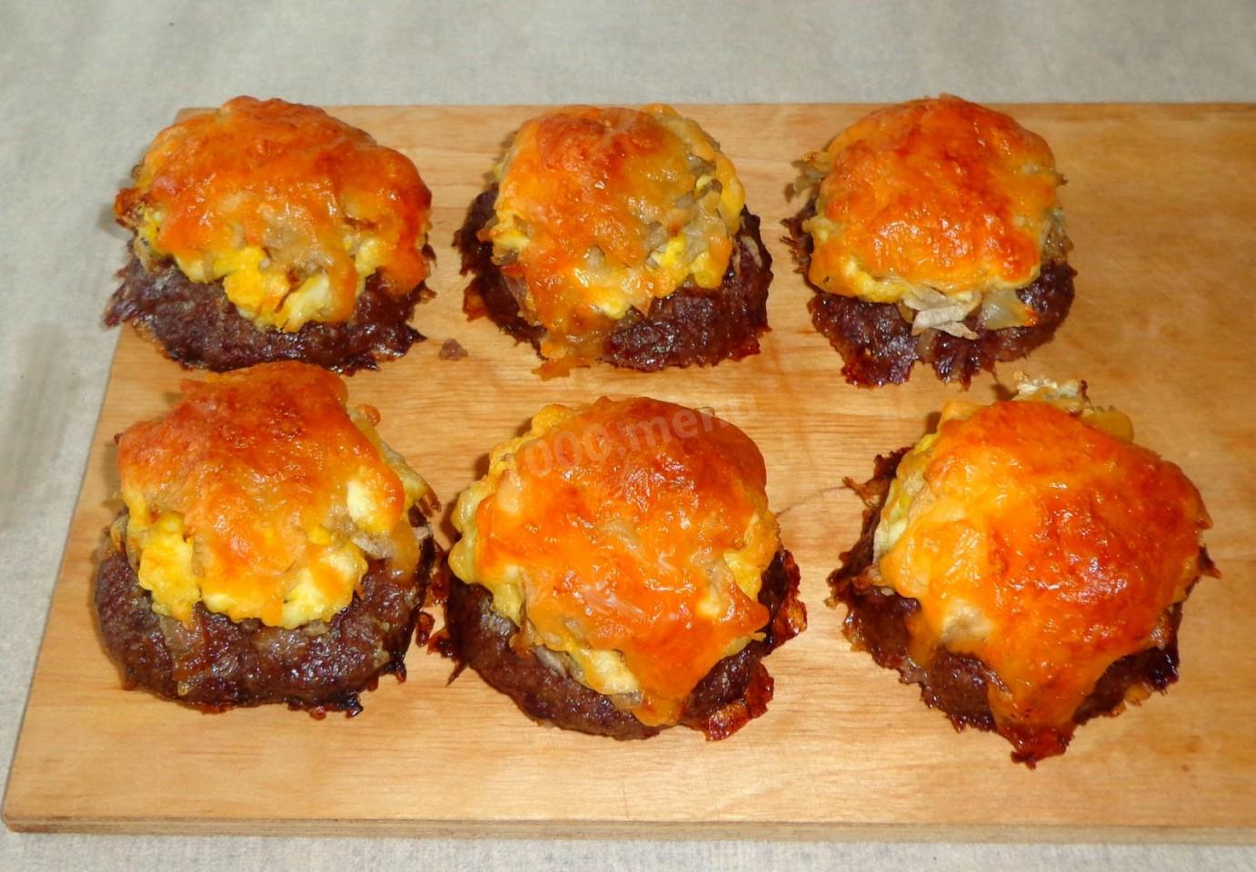 Шаг 10 приготовления Стожки из печени с фаршем и сыром