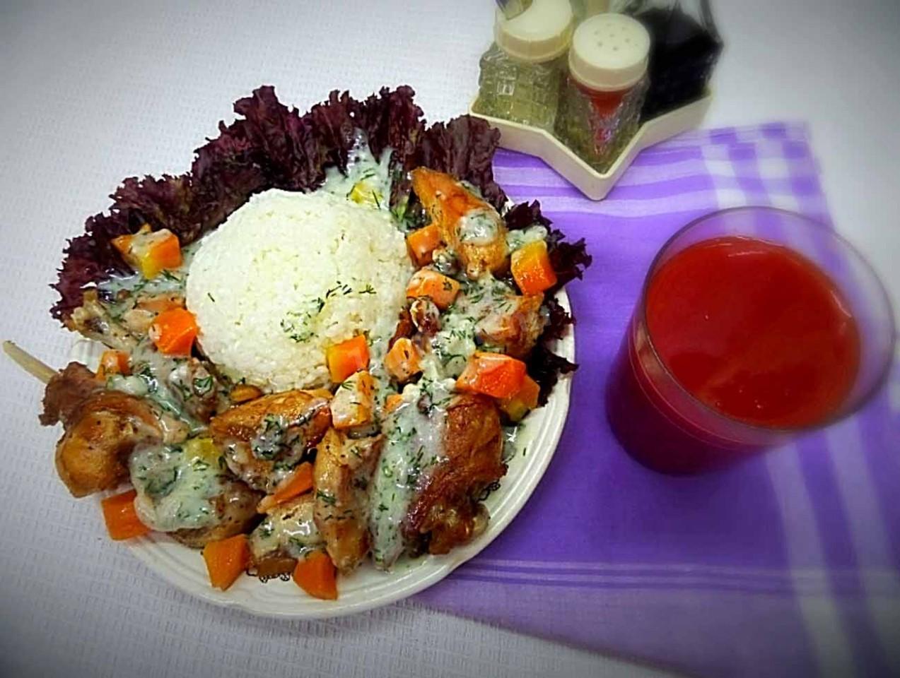 Шаг 10 приготовления Кролик в сливочной подливе