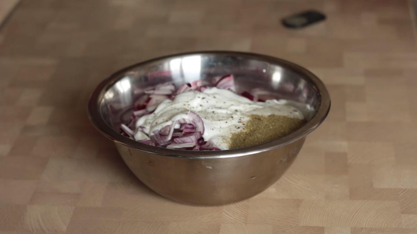 Шаг 3 приготовления Простая курица в духовке с овощами