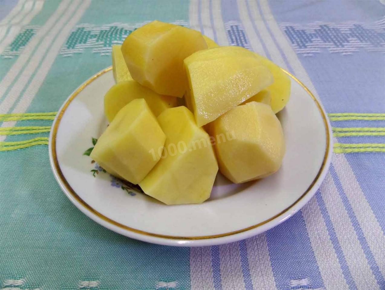 Шаг 3 приготовления Бешбармак с мясом индейки по-русски