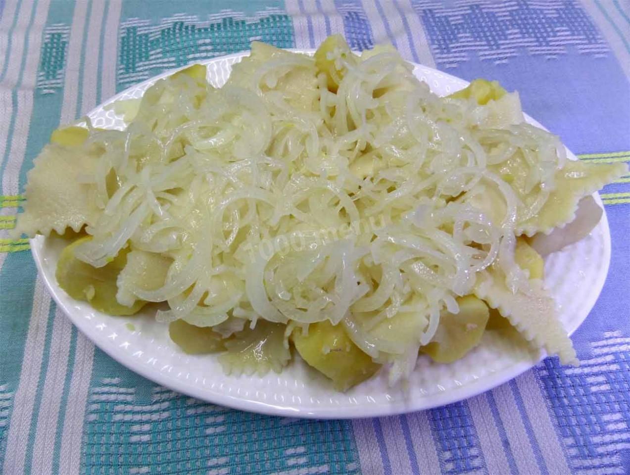 Шаг 9 приготовления Бешбармак с мясом индейки по-русски