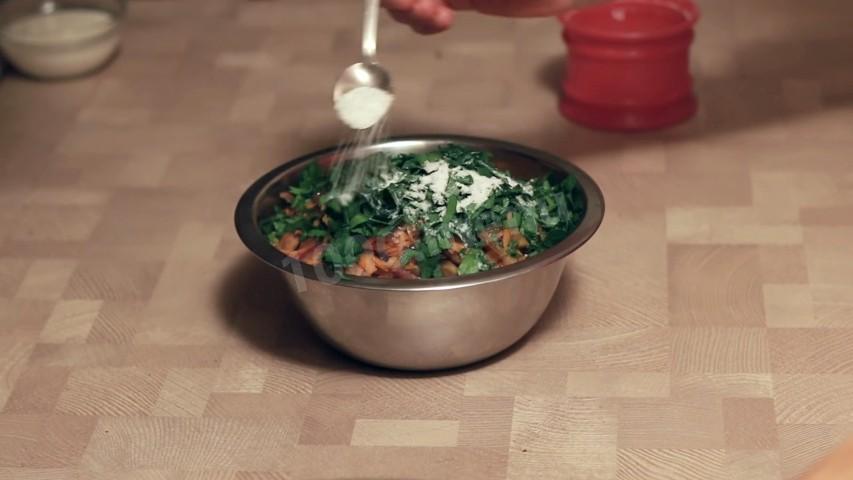 Шаг 12 приготовления Запеканка из баклажанов с мясным фаршем