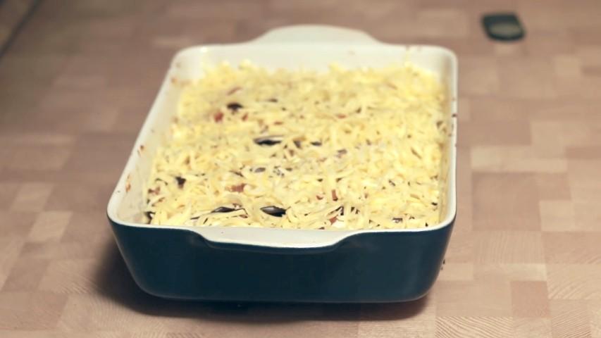 Шаг 16 приготовления Запеканка из баклажанов с мясным фаршем