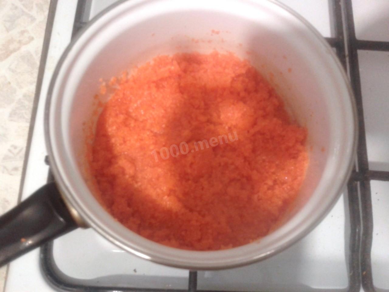 Шаг 2 приготовления Морковная каша