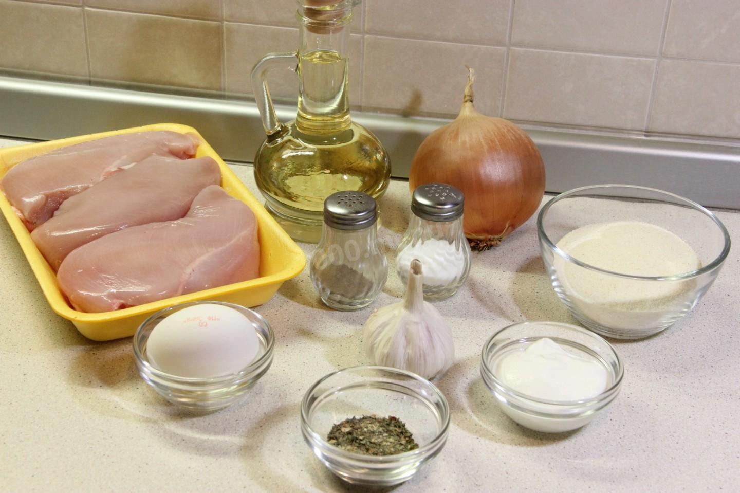 Шаг 1 приготовления Рубленные котлеты куриные