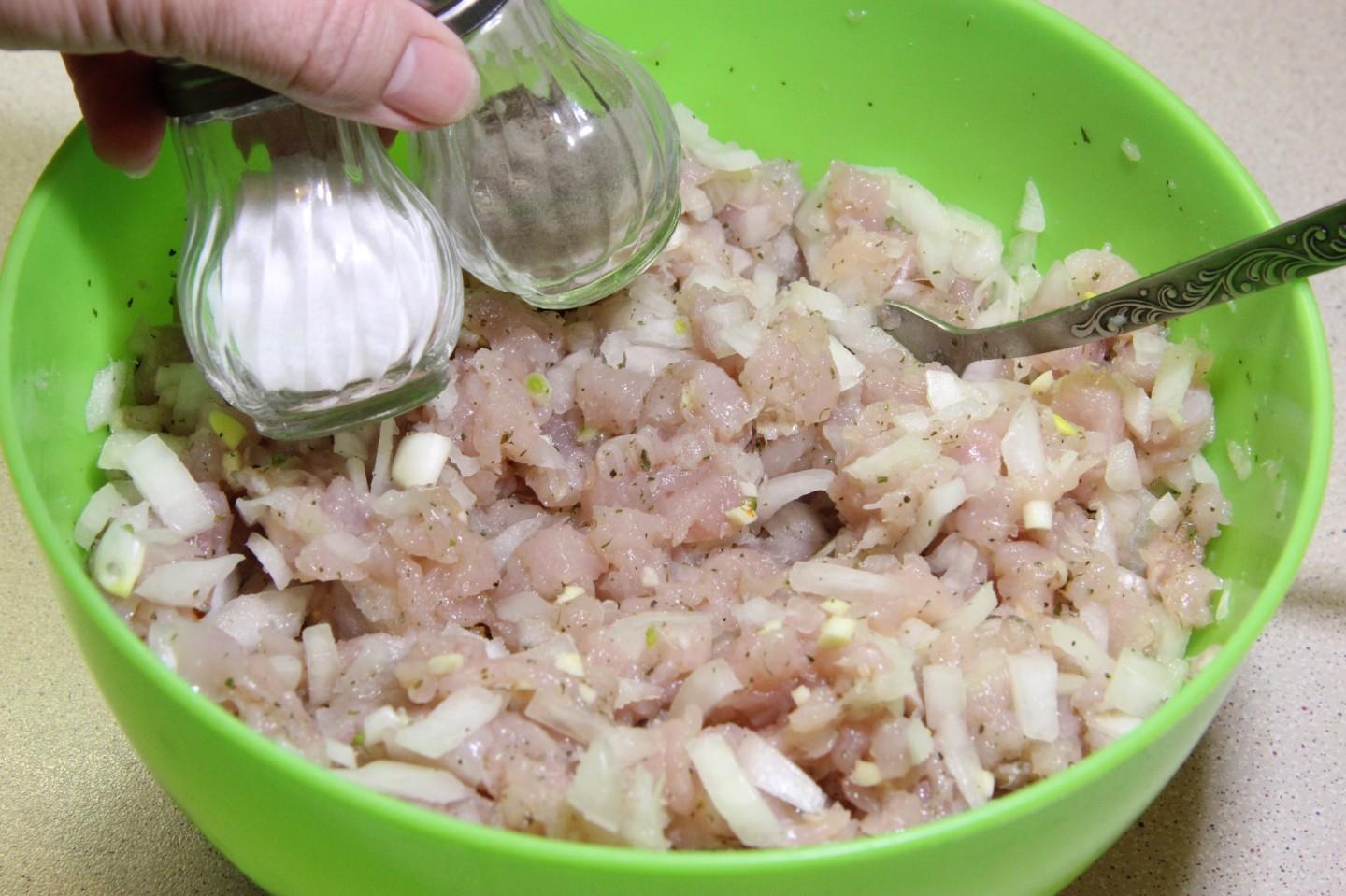 Шаг 6 приготовления Рубленные котлеты куриные