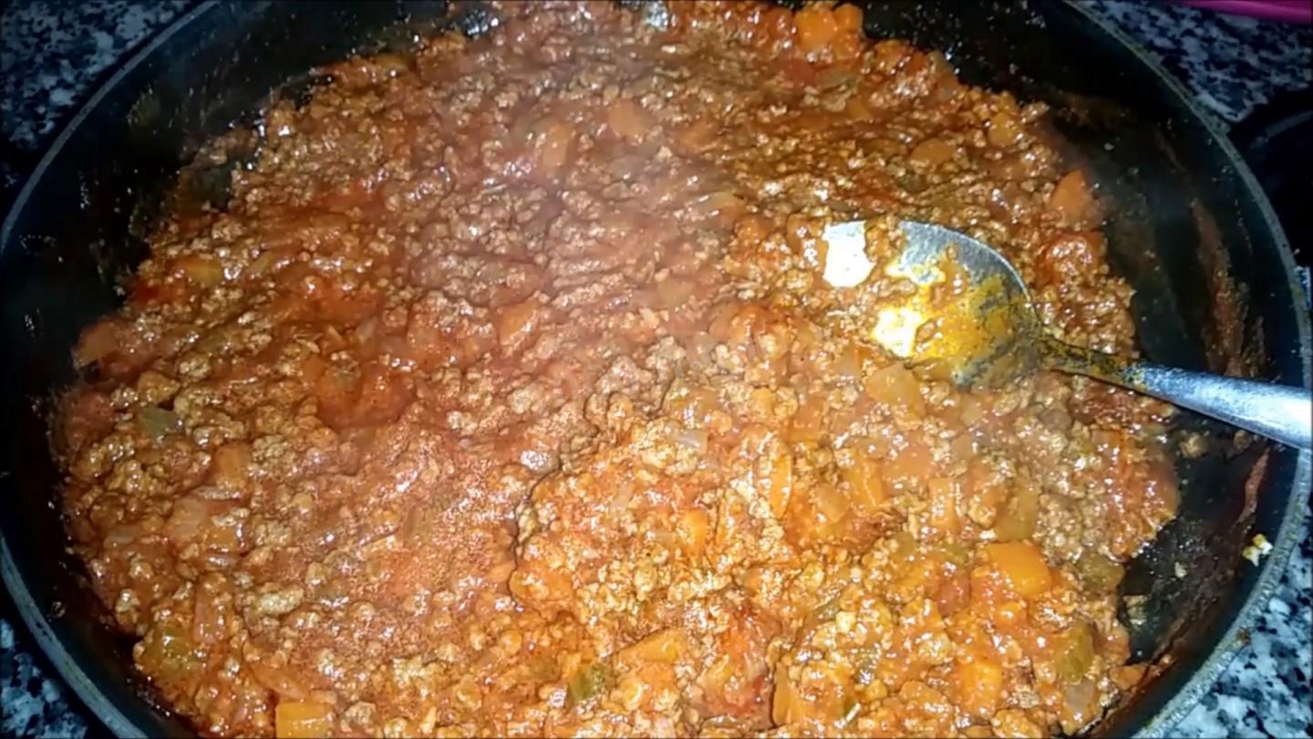 Шаг 6 приготовления Мясное рагу Болоньезе для спагетти и другой пасты