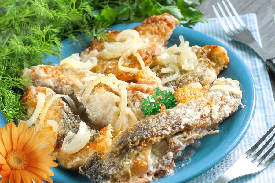 Обложка рецепта Сазан кусочками