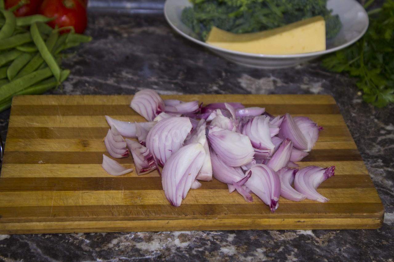 Шаг 13 приготовления Мясо запеченное с овощами