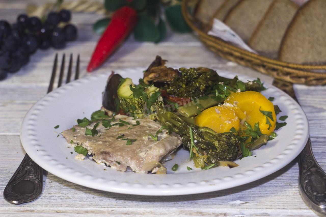 Шаг 25 приготовления Мясо запеченное с овощами