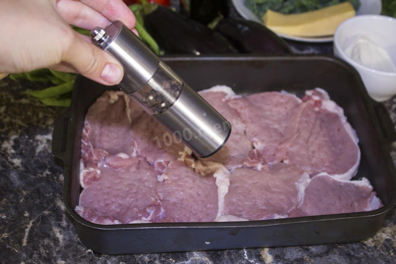 Шаг 5 приготовления Мясо запеченное с овощами