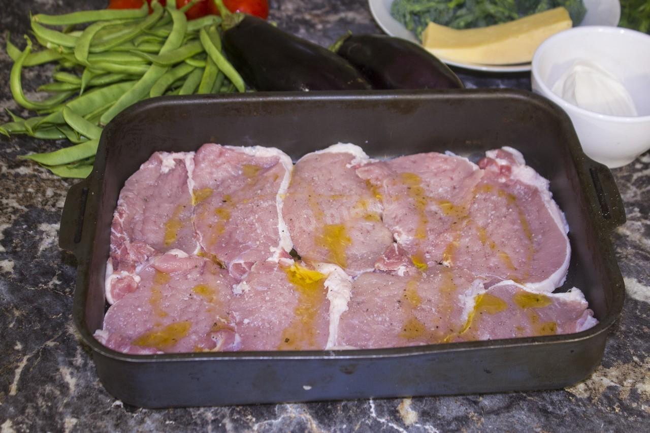 Шаг 7 приготовления Мясо запеченное с овощами