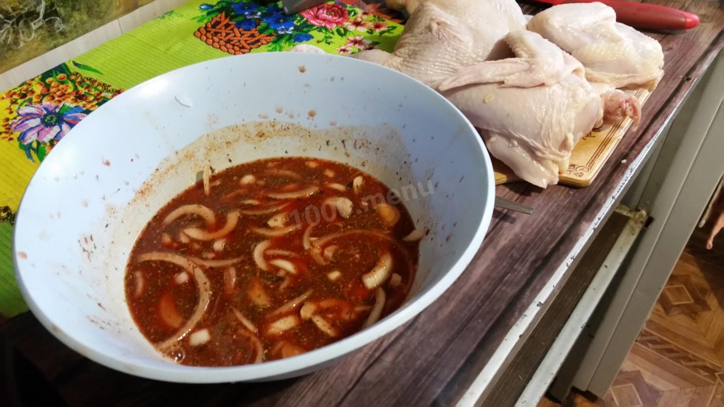 Шаг 5 приготовления Курица барбекю в пиве