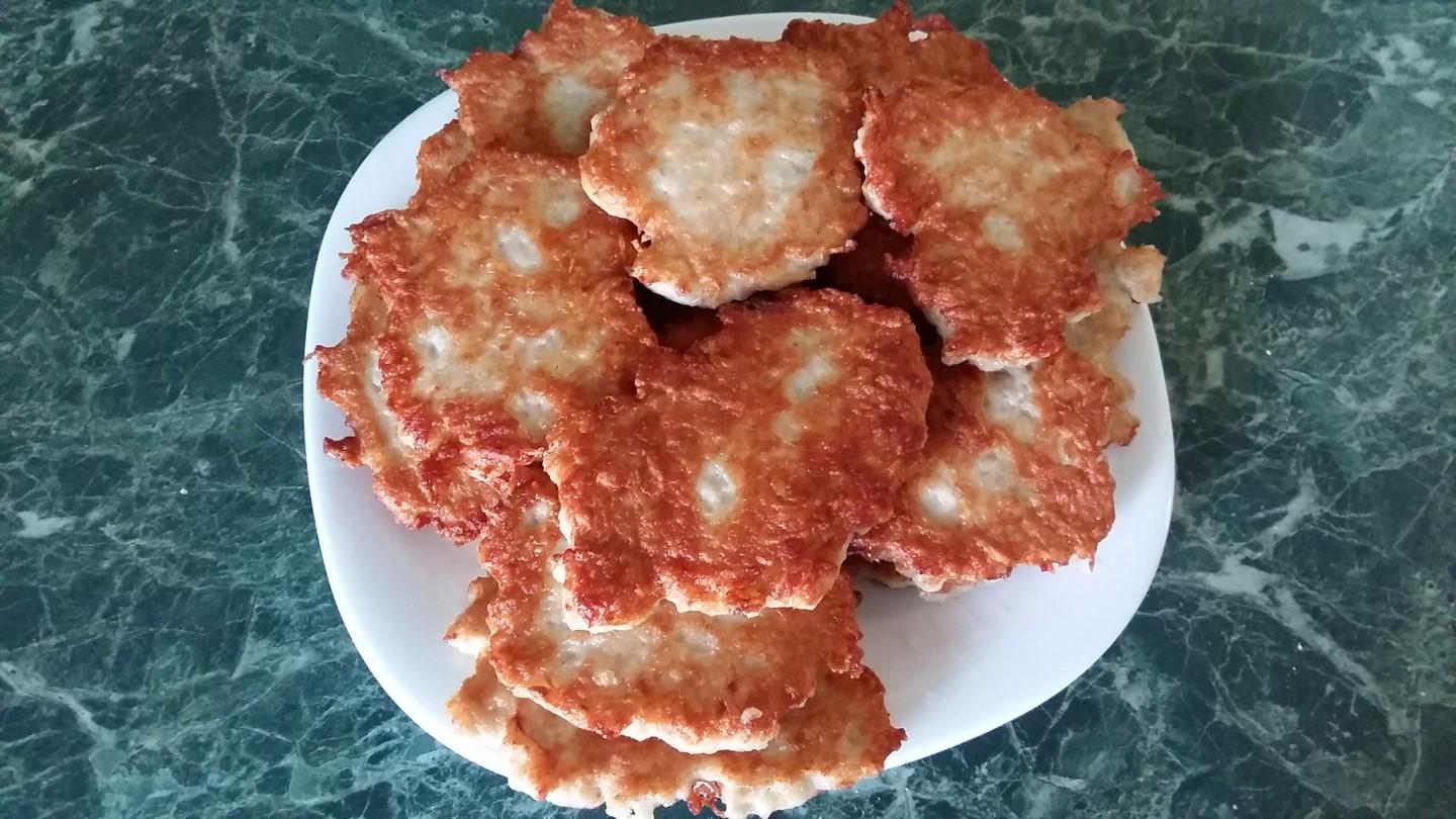 Обложка рецепта Картофельно-куриные оладьи