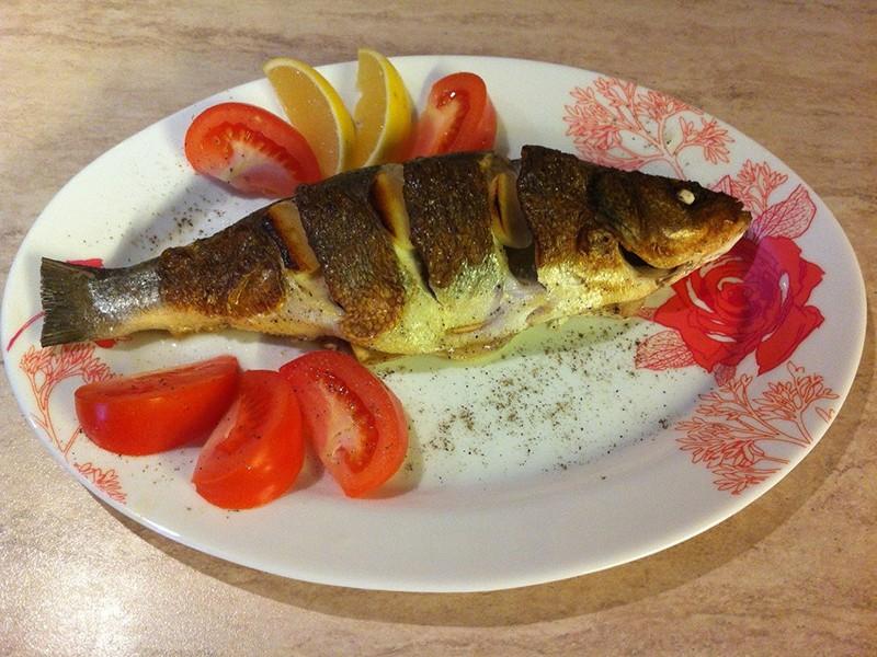 Обложка рецепта Сибас на сковороде