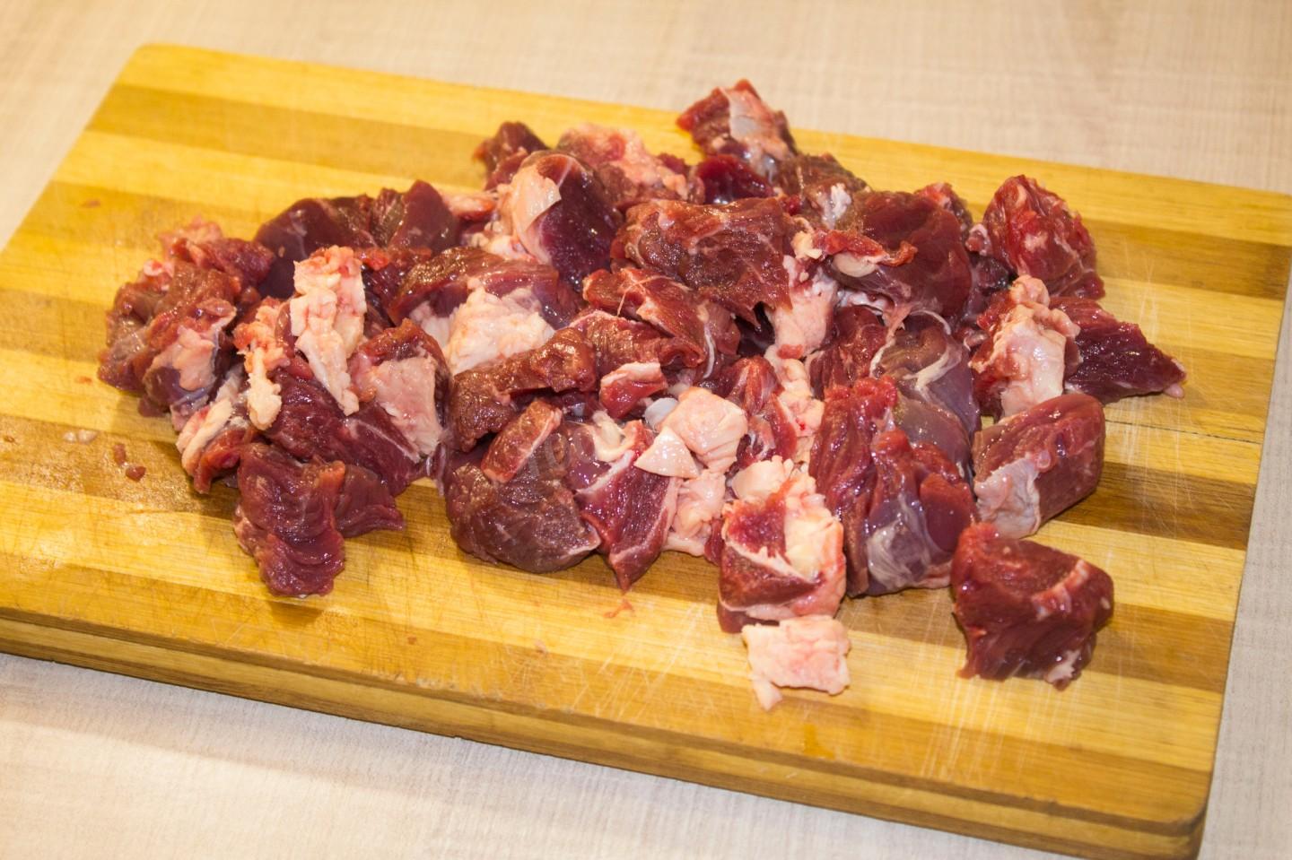 Шаг 2 приготовления ПП Гречка с мясом и морковью в мультиварке