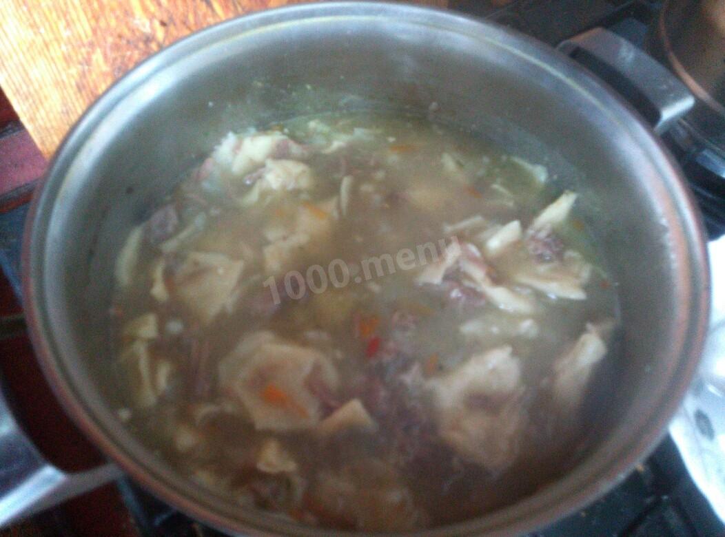 Шаг 9 приготовления Бешбармак из мяса