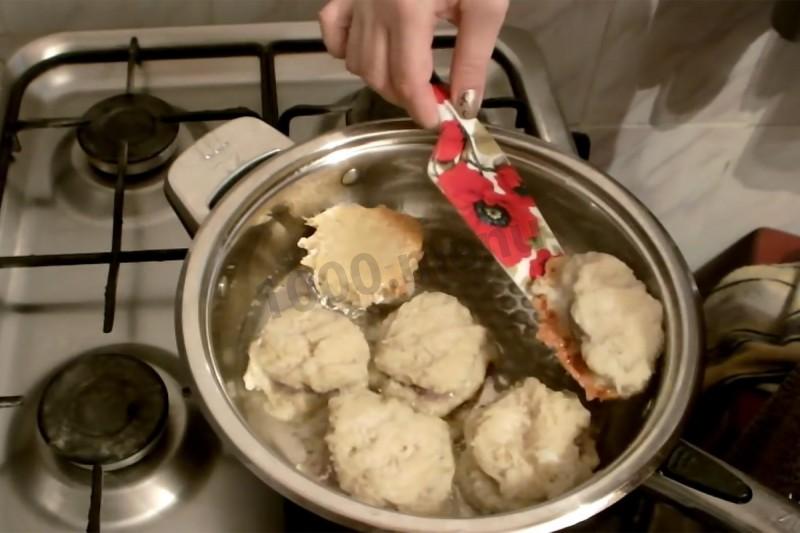 Шаг 12 приготовления Картофельно мясные колдуны