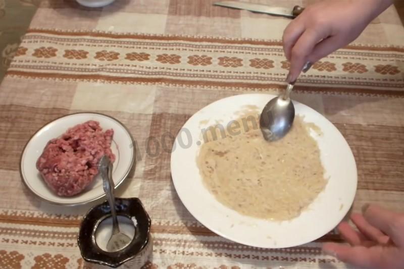 Шаг 5 приготовления Картофельно мясные колдуны