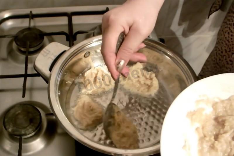 Шаг 9 приготовления Картофельно мясные колдуны