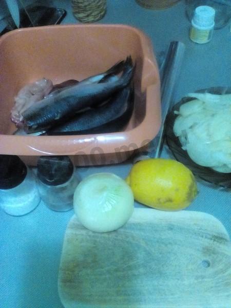 Шаг 1 приготовления Селедочка в духовке очень вкусная