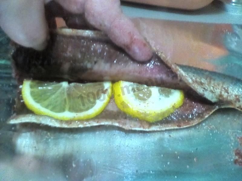 Шаг 3 приготовления Селедочка в духовке очень вкусная