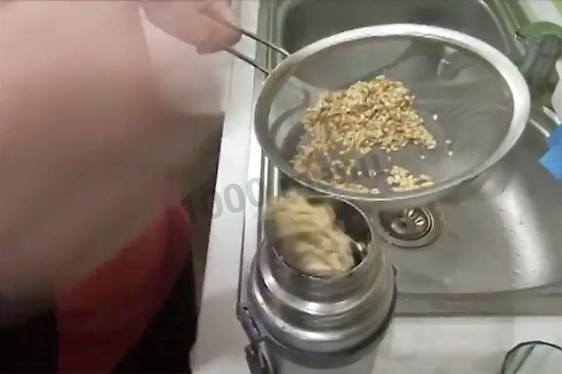 Шаг 1 приготовления Кутья из перловки на Рождество рождественская