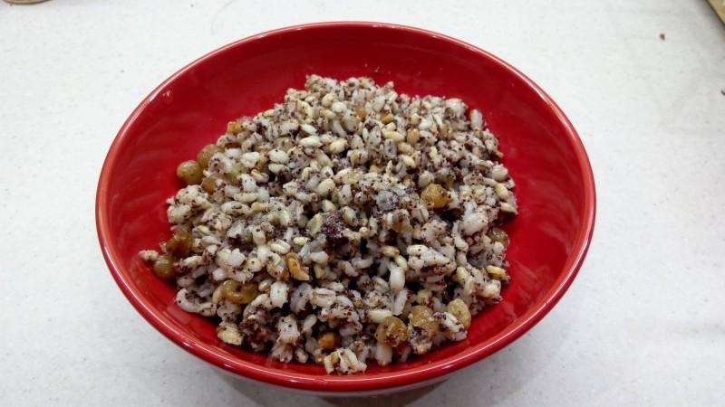 Шаг 5 приготовления Кутья из перловки в термосе