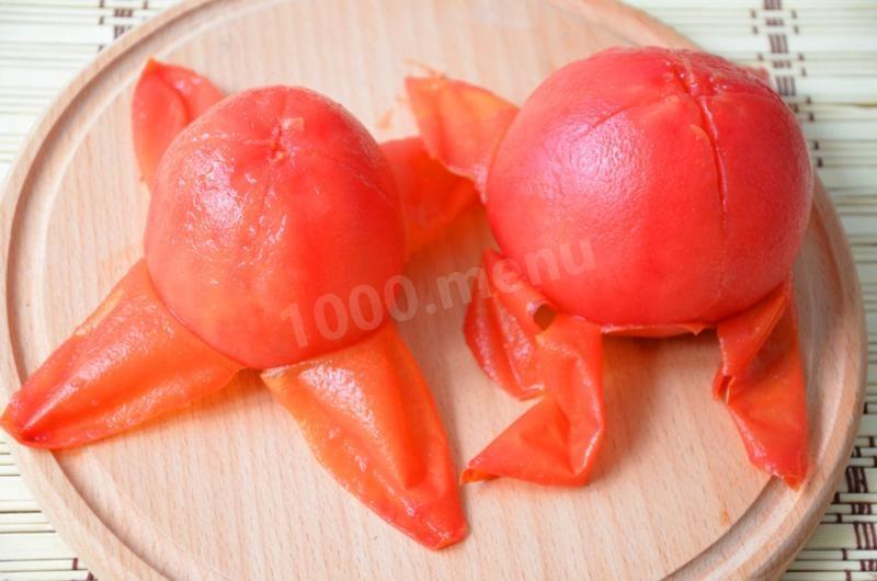 Шаг 6 приготовления Пицца с томатным соусом без мяса и колбасы