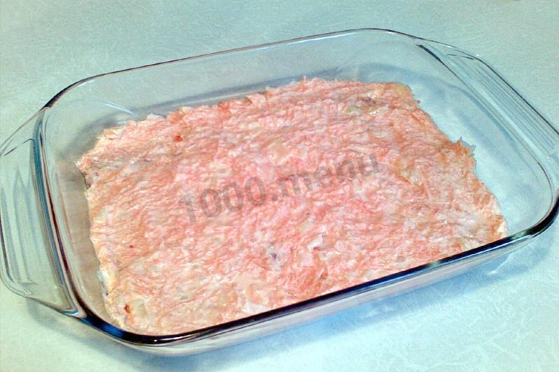 Шаг 13 приготовления Сочный хек под вкусной шубой