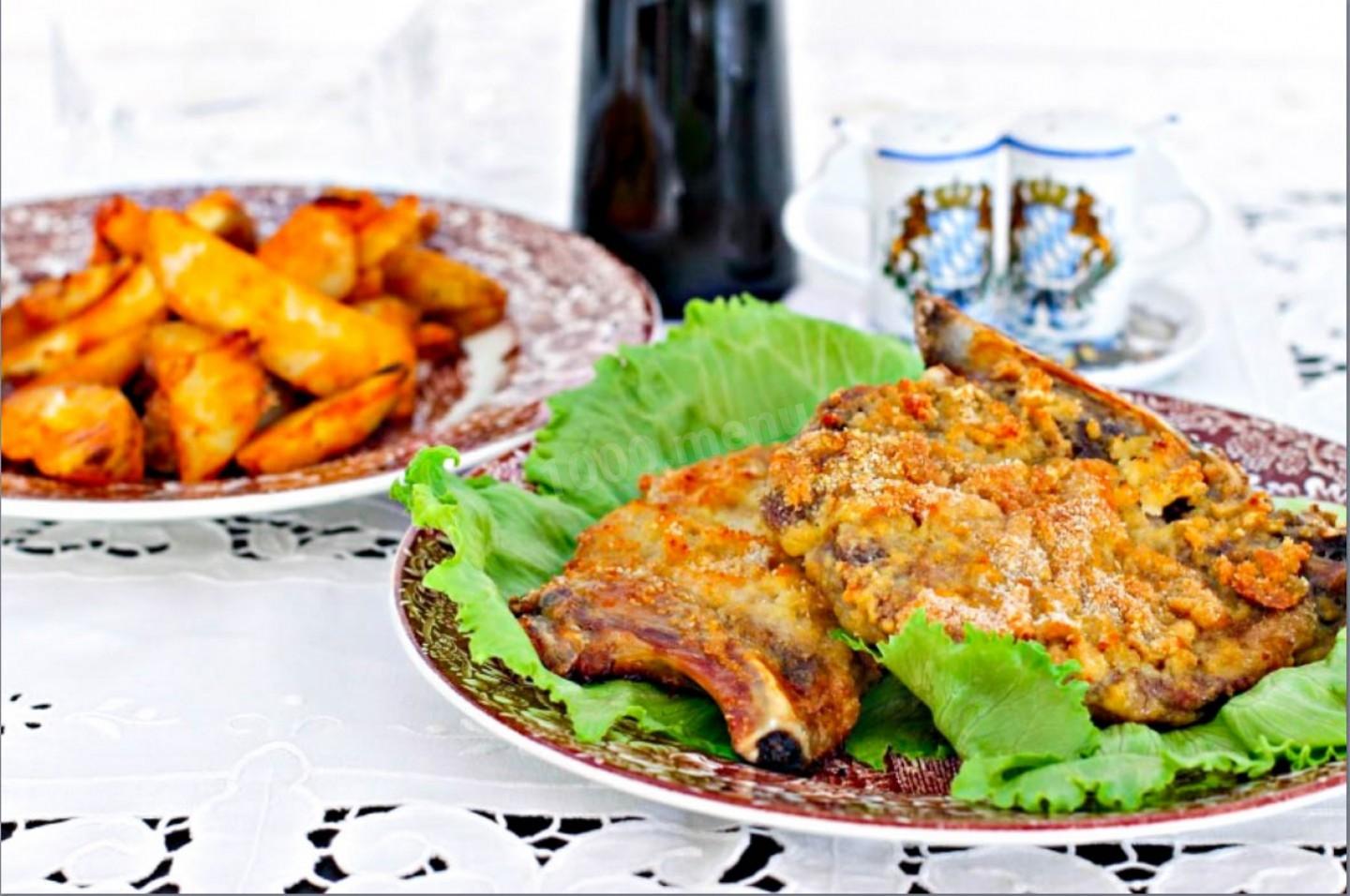 Обложка рецепта Отбивные из мяса свинины в духовке